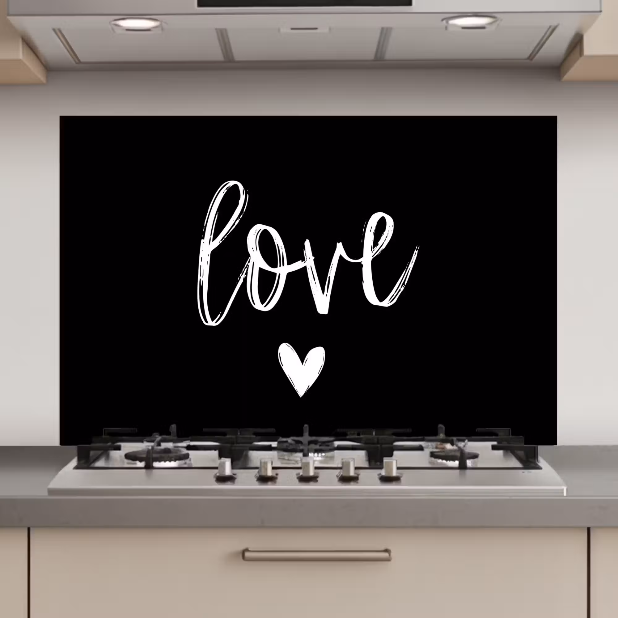 Spatscherm keuken - Spreuken - Love - Quotes