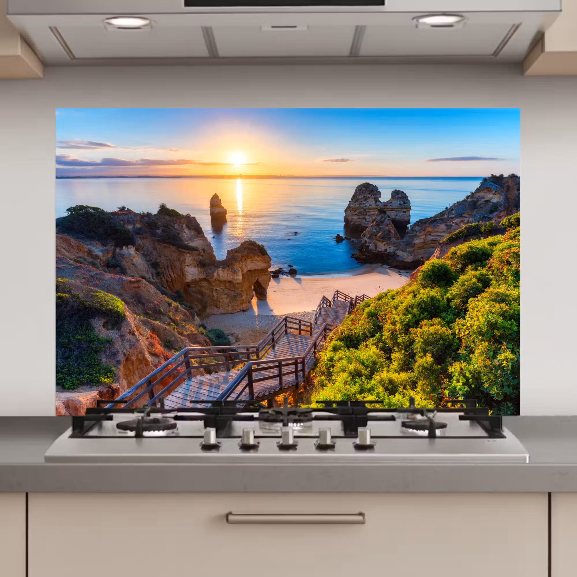 Spatscherm keuken - Strand - Zee - Portugal
