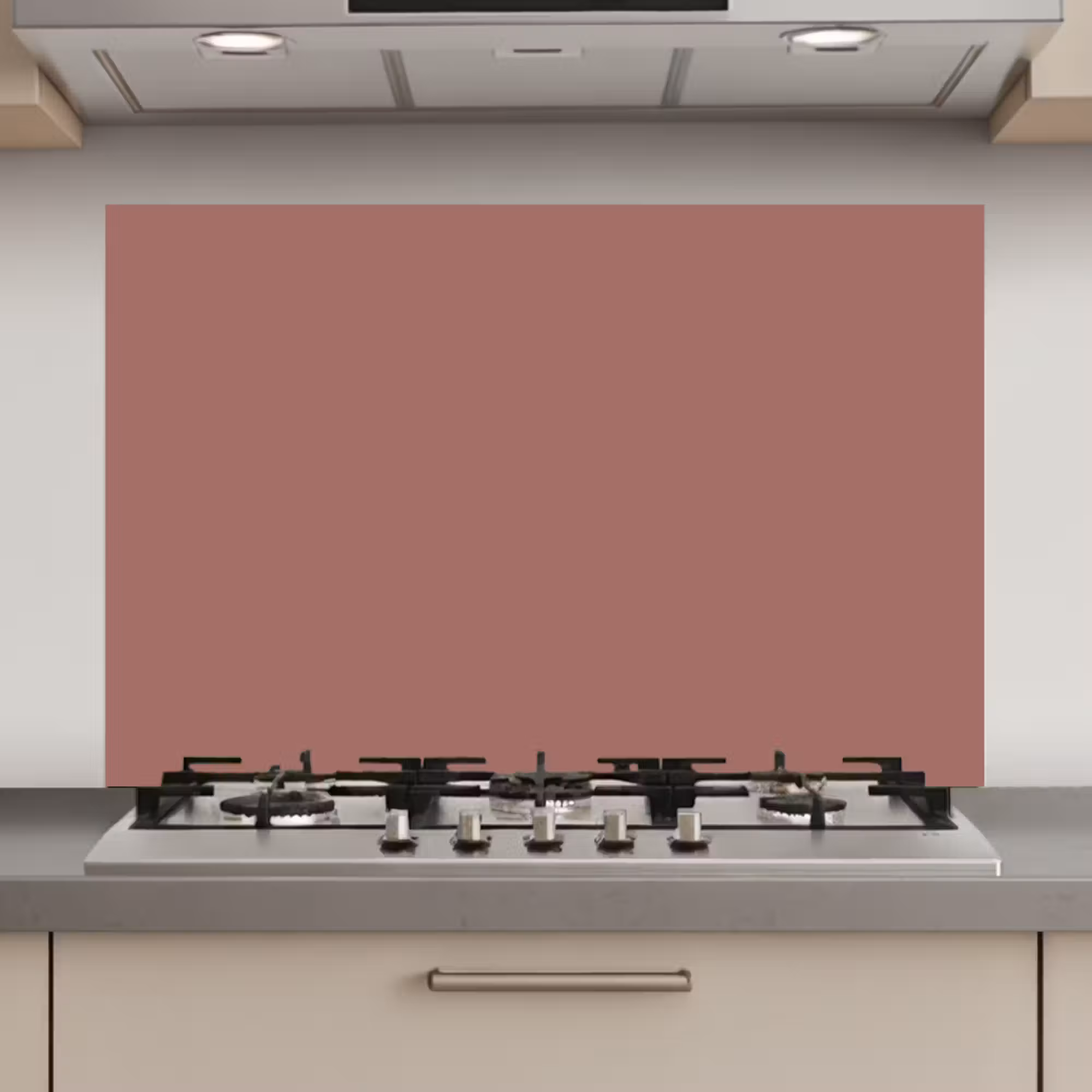 Spatscherm keuken - Terracotta - Patronen - Roze