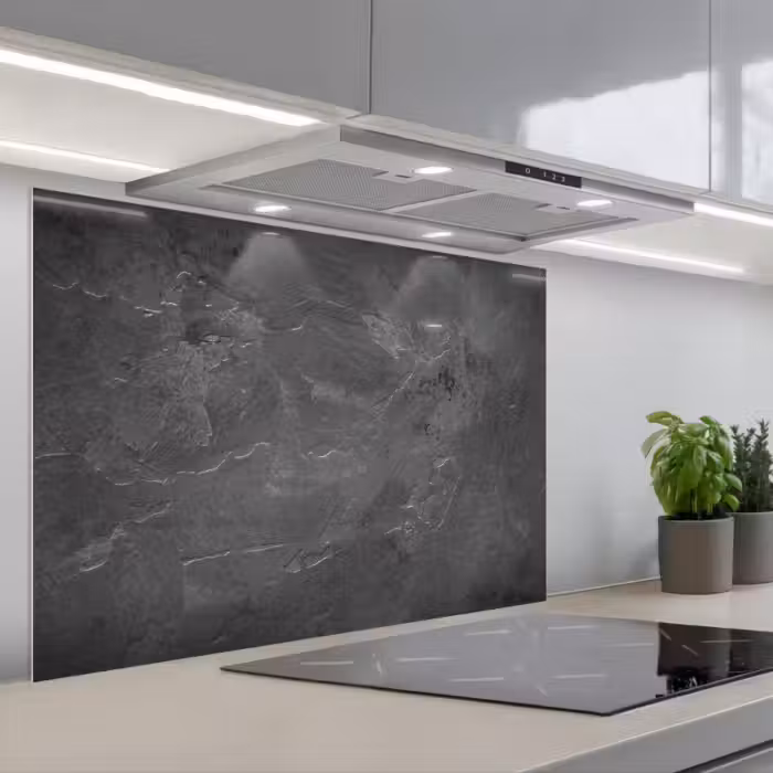 Spatscherm keuken - Vergeten Betonnen Canvas