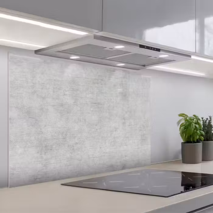 Spatscherm keuken - Verweerde Grijze Canvas