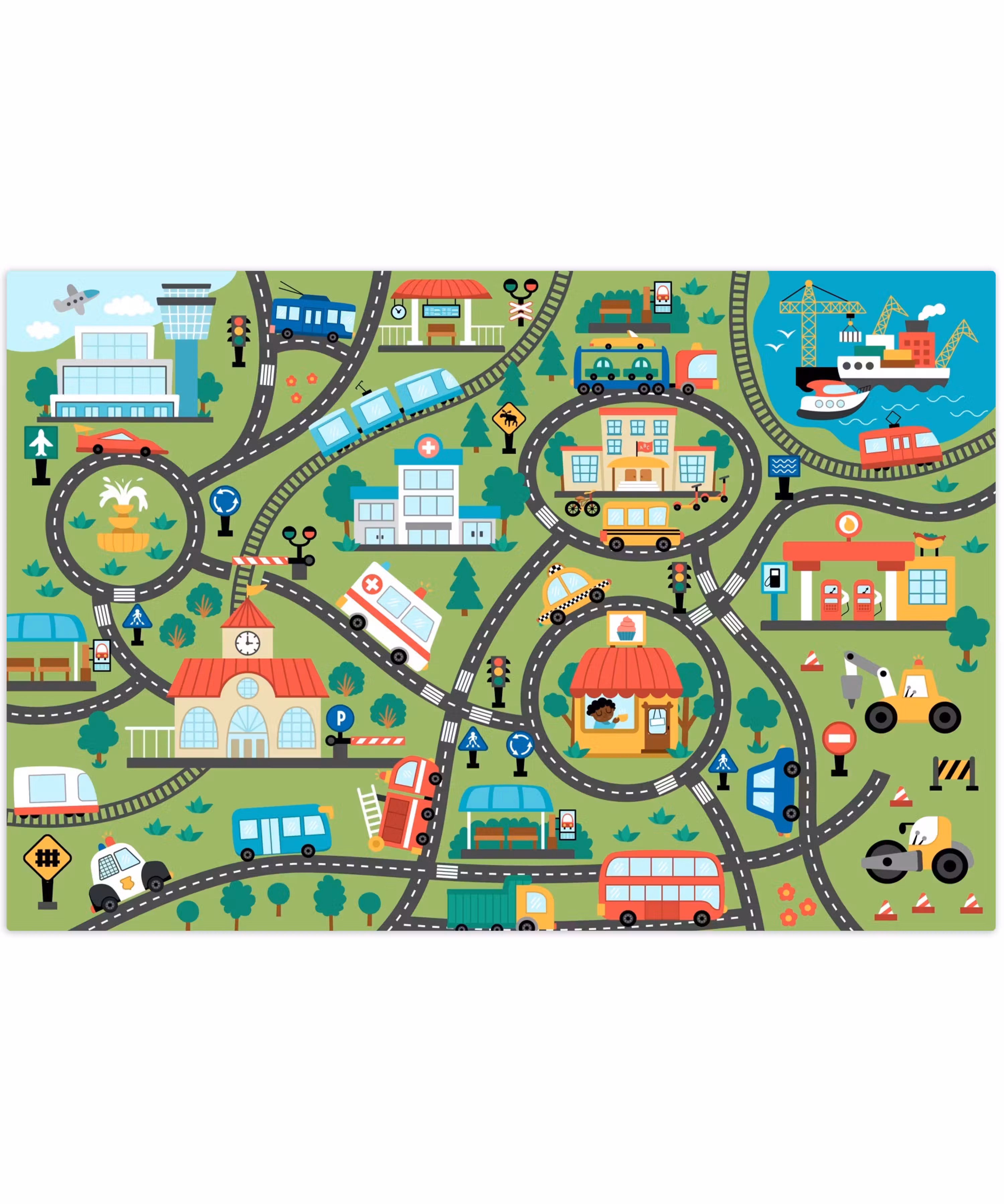 Speelkleed - Speelmat - Stad - Stedelijke speelplek
