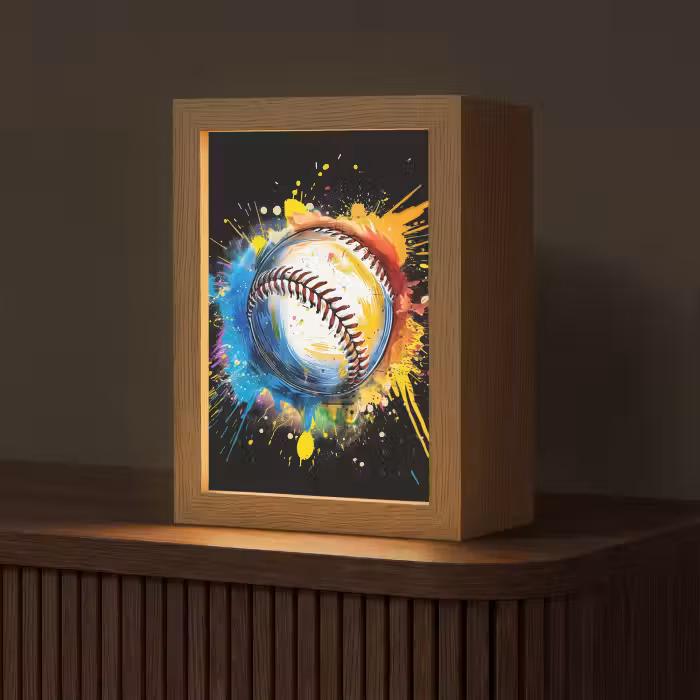Tafellamp - Graffiti - Sport - Baseball - Honkbal