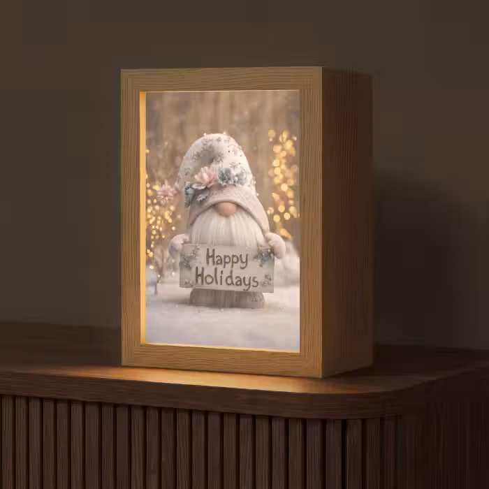 Tafellamp - Kerst - Gnome - Bord - Kleurrijk