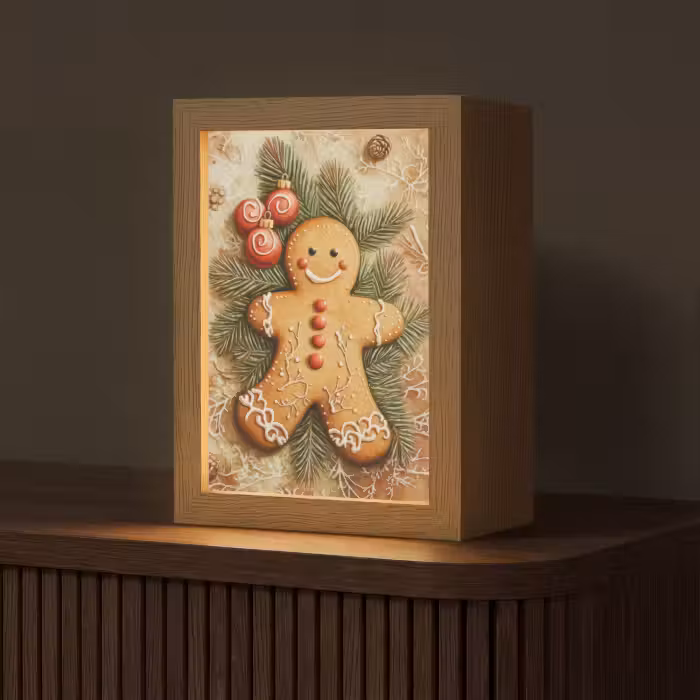 Tafellamp - Kerstmis - Koekje - Poppetje - Speculaas