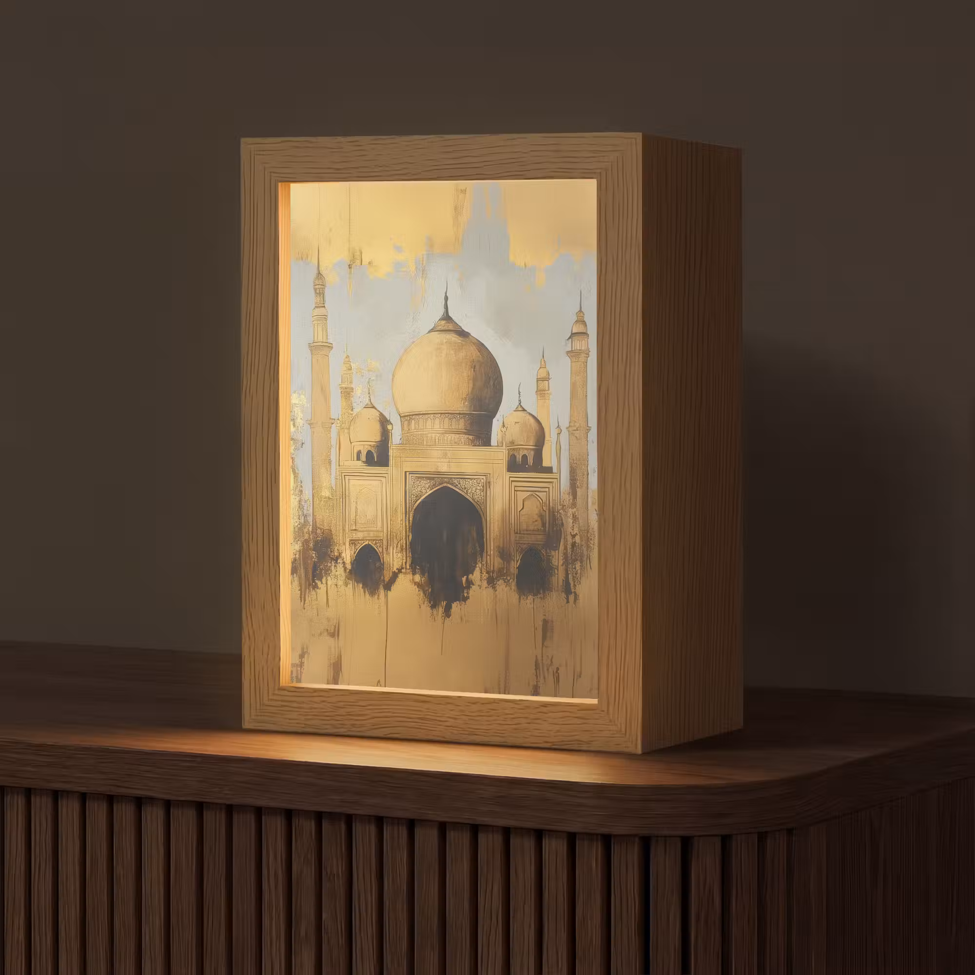 Tafellamp - Moskee - Goud - Arabisch - Ramadan - Islamitische