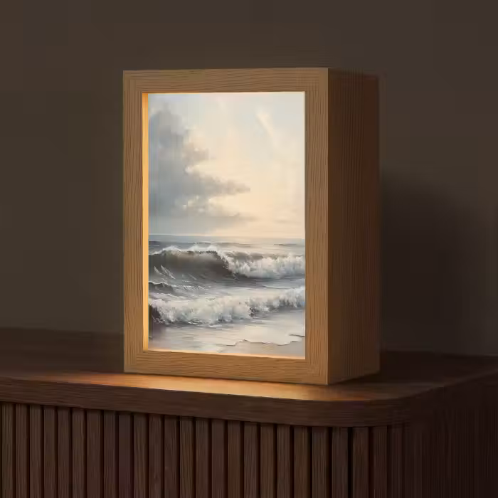 Tafellamp - Strand - Zee - Zonsondergang