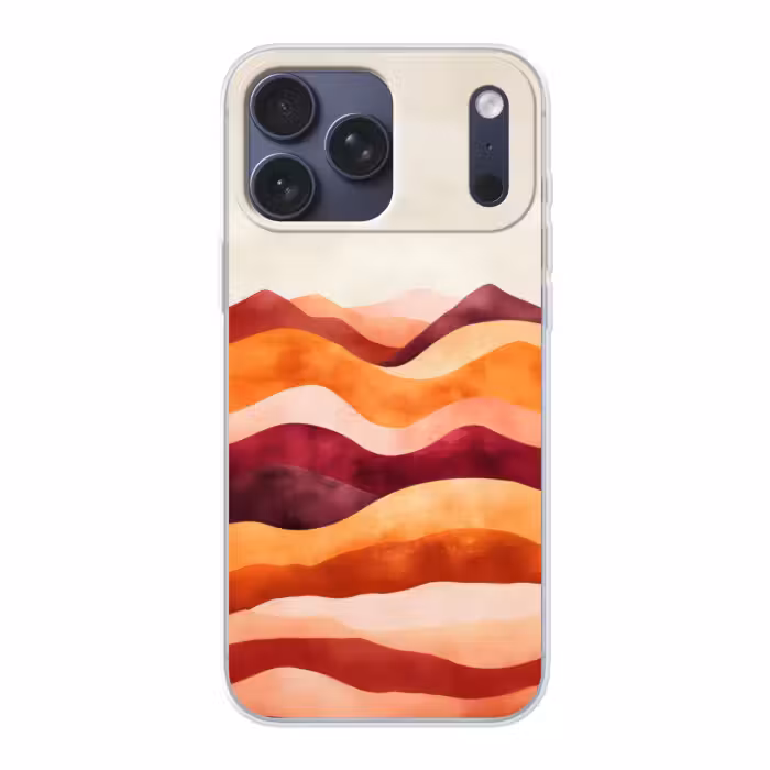 Telefoonhoesje Softcase - Abstract - Landschap - Golven