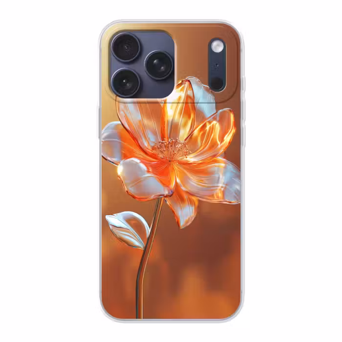 Telefoonhoesje Softcase - Glazen - Bloem - Zonlicht