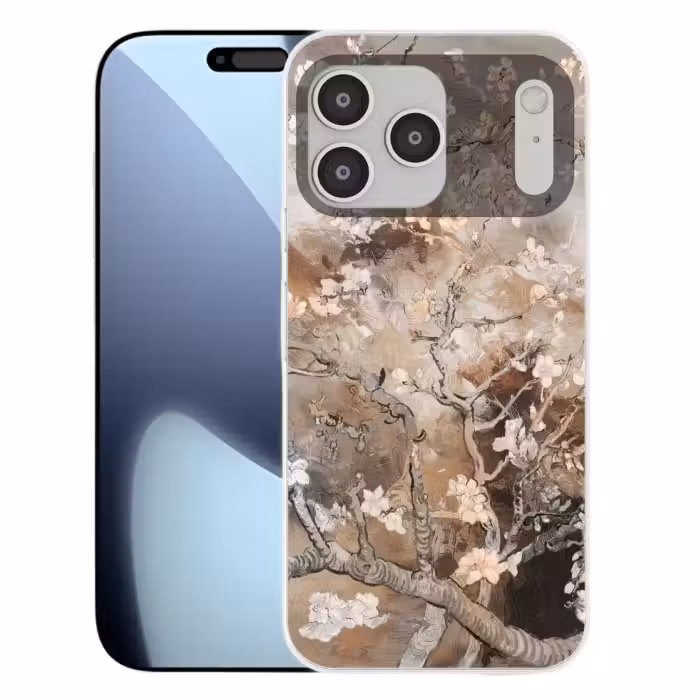 Telefoonhoesje Softcase - Van Gogh Amandelbloesem Abstract