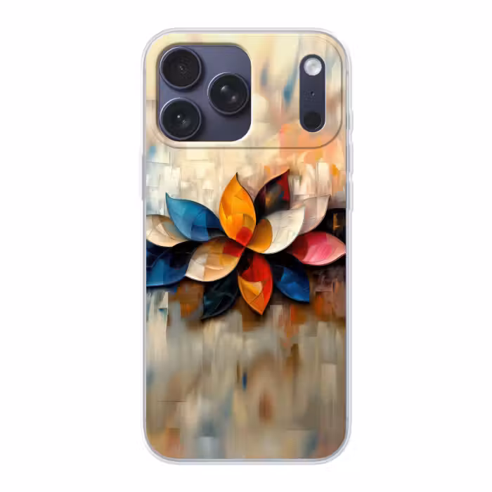 Telefoonhoesje Softcase - Abstracte Bloem