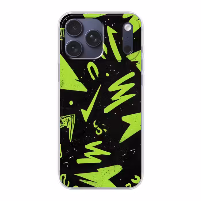 Telefoonhoesje Softcase - Gaming - Vormen - Pijlen - Abstract - Zwart