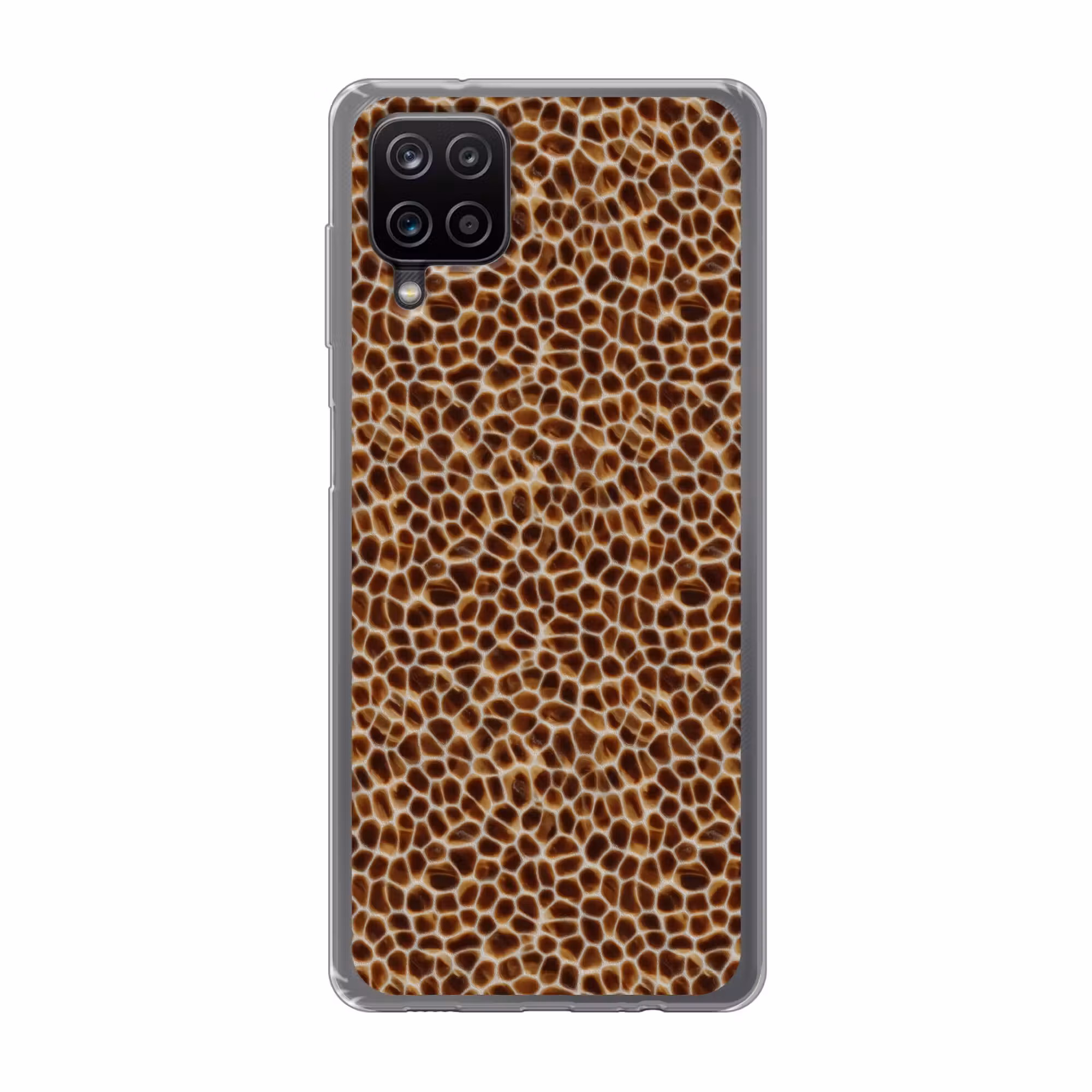 Telefoonhoesje Softcase - Schildpad - Bruin - Patroon