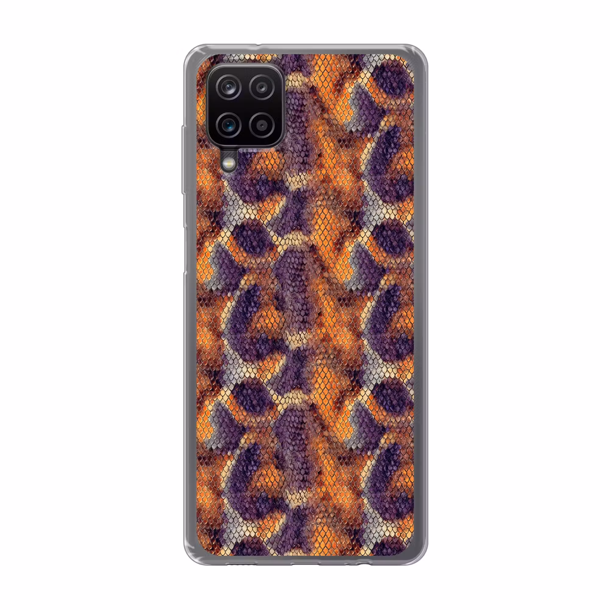 Telefoonhoesje Softcase - Slang - Kleurrijk - Schubben