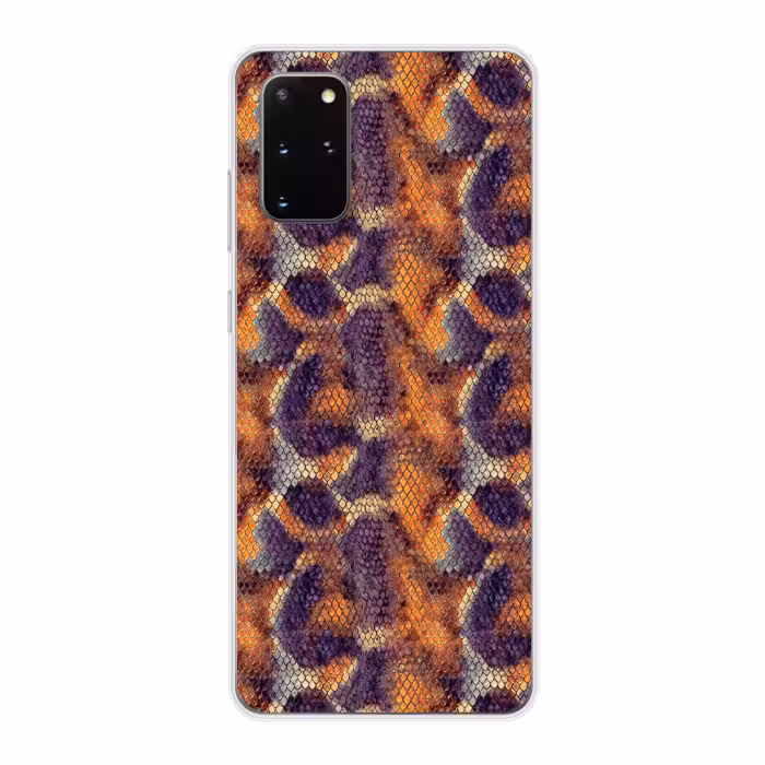 Telefoonhoesje Softcase - Slang - Kleurrijk - Schubben