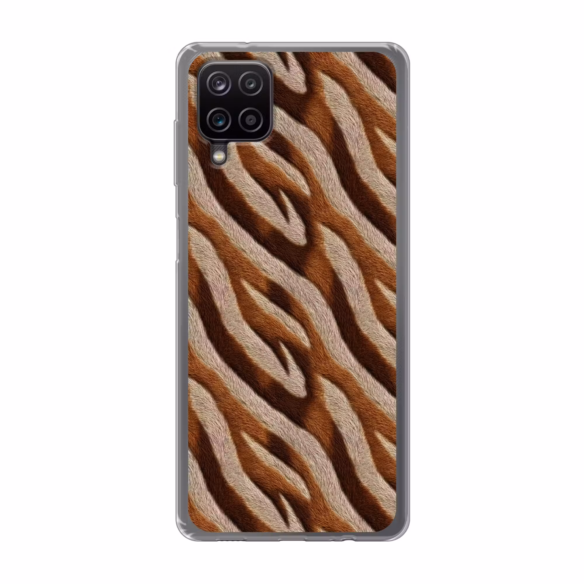 Telefoonhoesje Softcase - Zebra - Bruin - Patroon