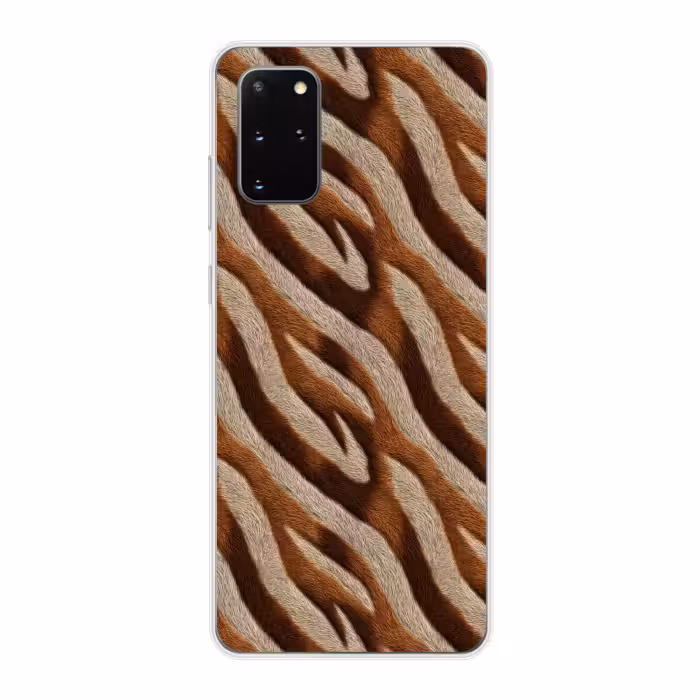 Telefoonhoesje Softcase - Zebra - Bruin - Patroon
