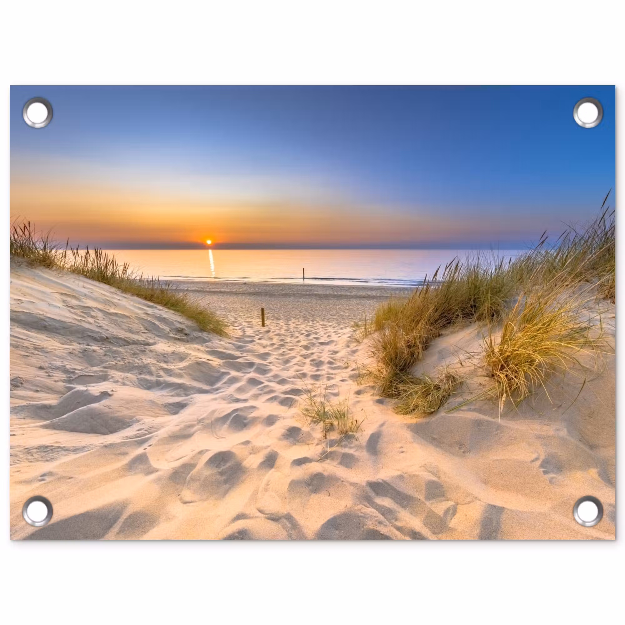 Tuinposter - Avondrust aan Zee