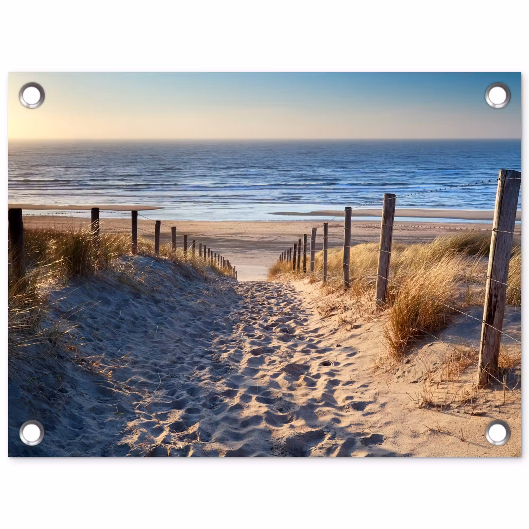 Tuinposter - Strand - Zee - Nederland - Duinen - Zon