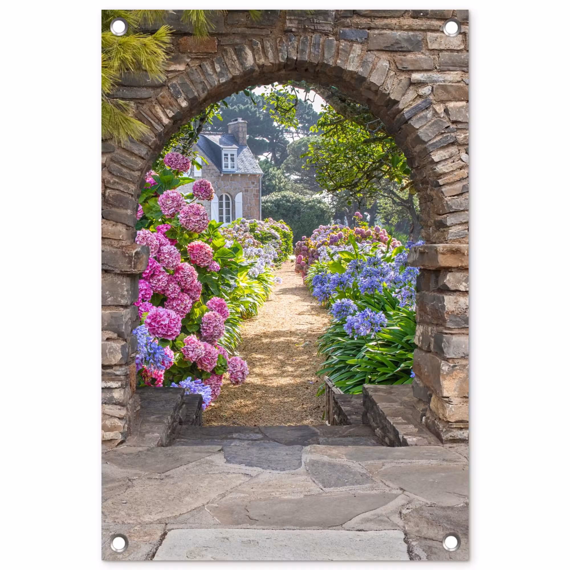 Tuinposter - Verstopte tuin