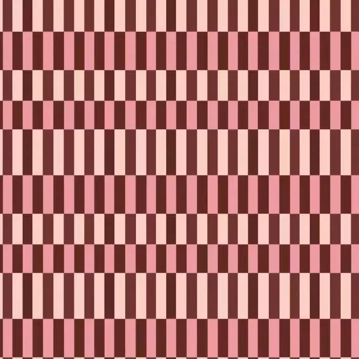 Behang - Roze - Rood - Blokjes