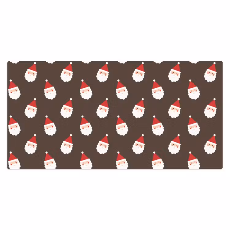 Bureau onderlegger - Kerstman - Kerst - Bruin