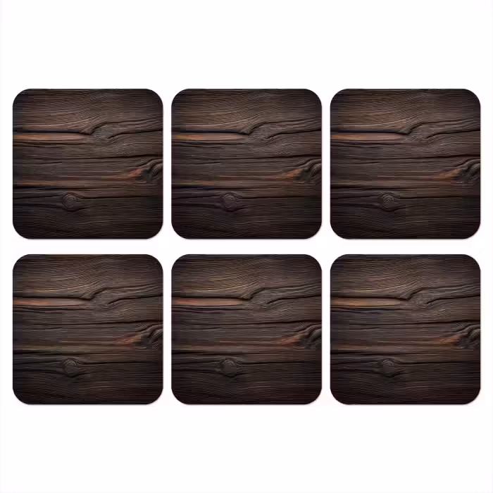 Onderzetter​ - Hout - Grillige nerven