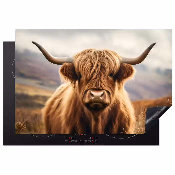 Inductie beschermer - Schotse hooglander - Landschap - Dier