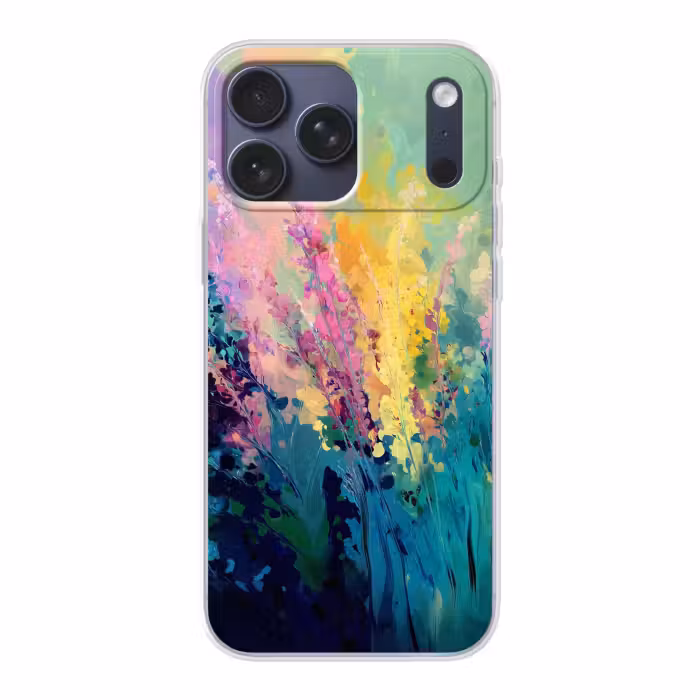 Telefoonhoesje Softcase - Abstracte Bloemen