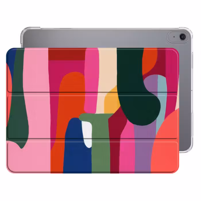 iPad hoes - Kleurvakken - Recht - Rond - Abstract