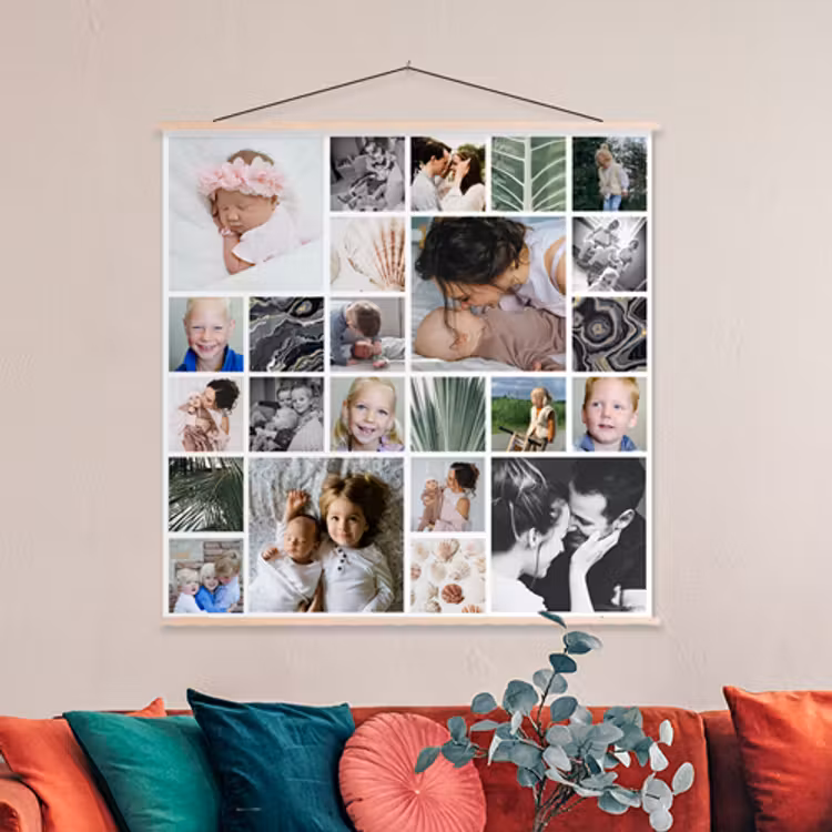 Fotocollage op schoolplaat — 4