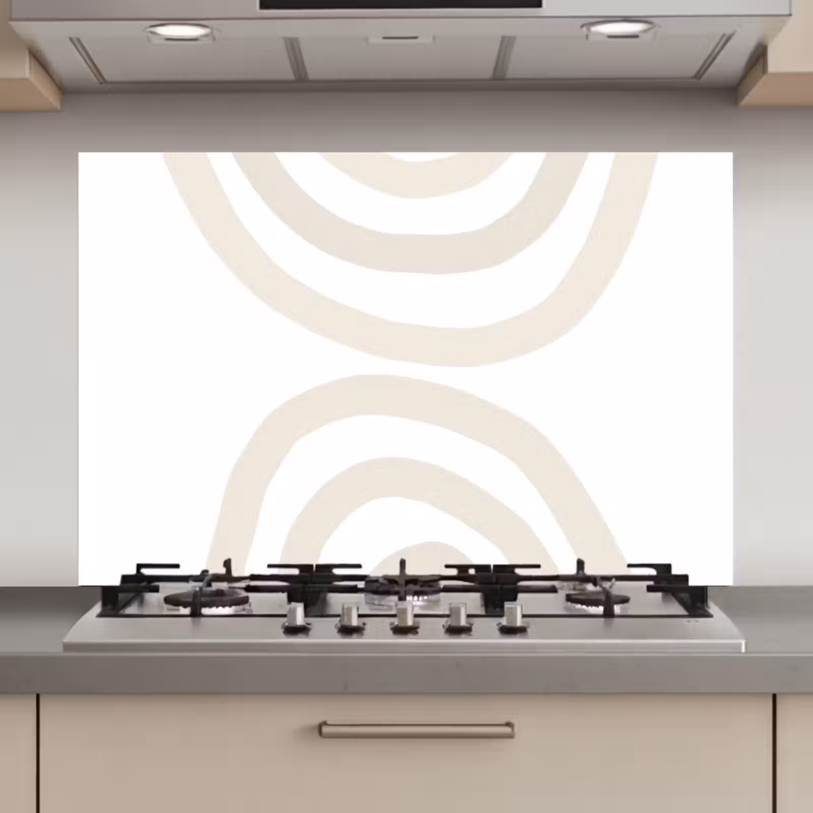 Spatscherm keuken - Regenboog - Pastel - Design - Abstract — 1