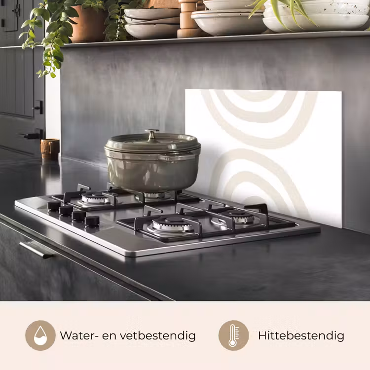 Spatscherm keuken - Regenboog - Pastel - Design - Abstract — 7