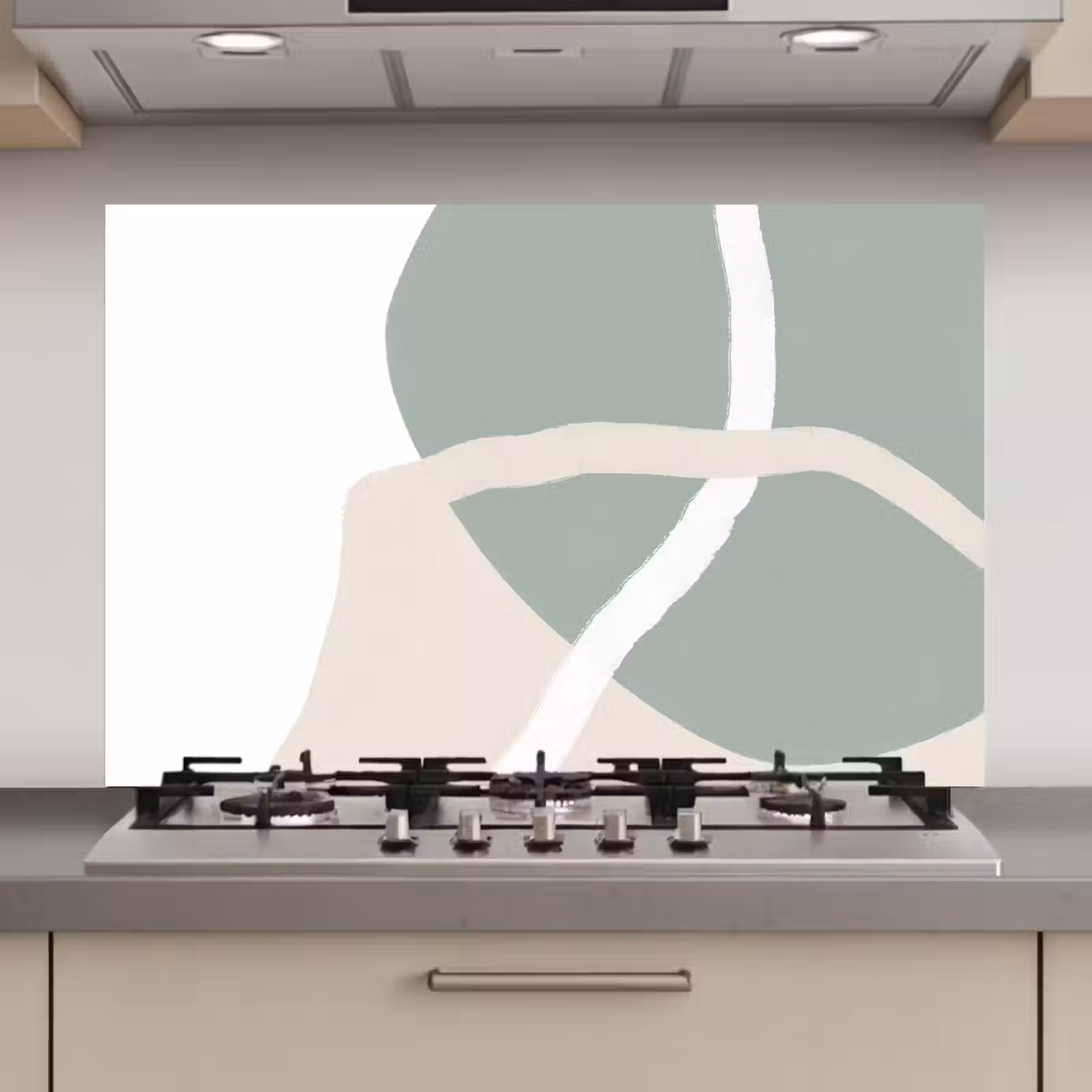 Spatscherm keuken - Minimalisme - Pastel - Design — 1