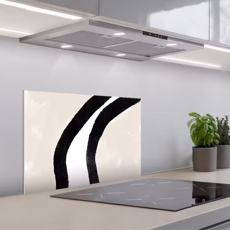 Spatscherm keuken - Abstract - Lijn - Design - Pastel — 5