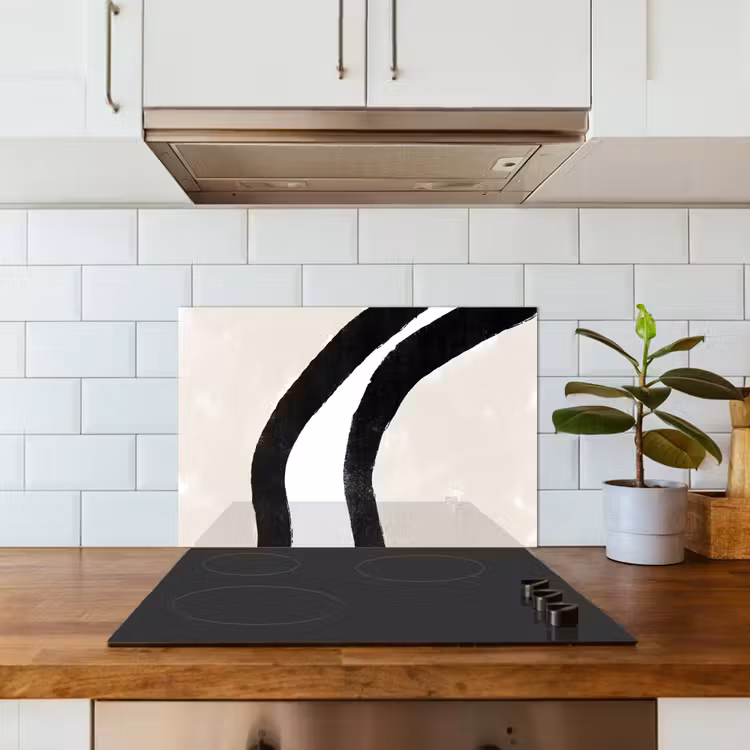 Spatscherm keuken - Abstract - Lijn - Design - Pastel — 6