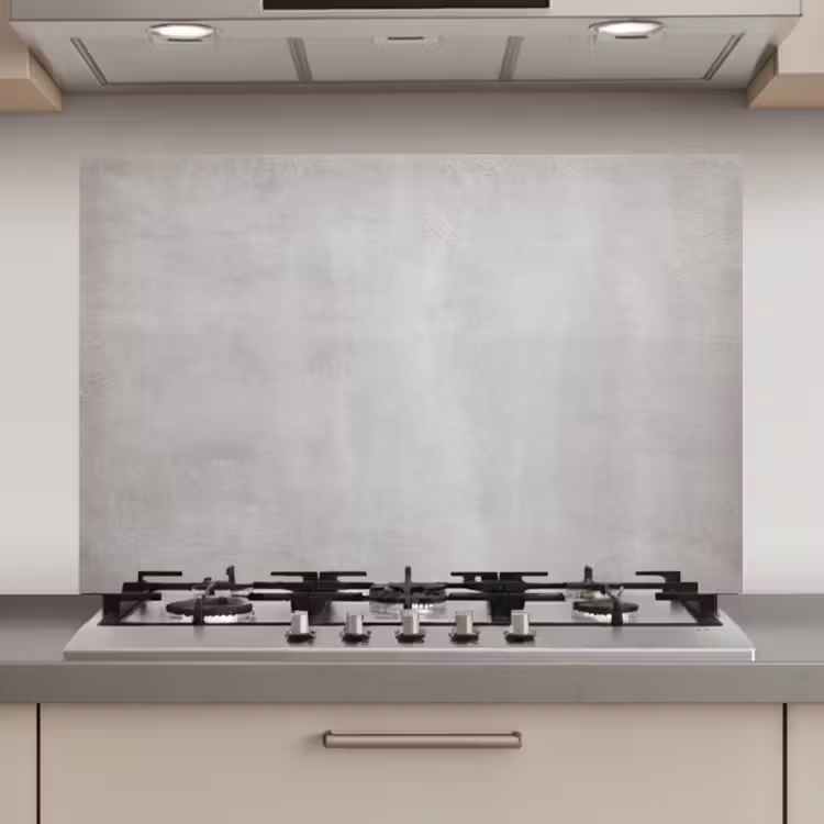 Spatscherm keuken - Beton - Grijs - Cement - Industrieel - Structuur — 1