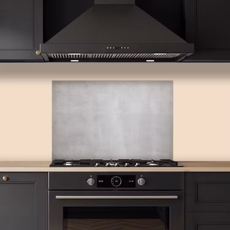 Spatscherm keuken - Beton - Grijs - Cement - Industrieel - Structuur — 2