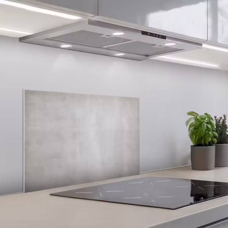 Spatscherm keuken - Beton - Grijs - Cement - Industrieel - Structuur — 5