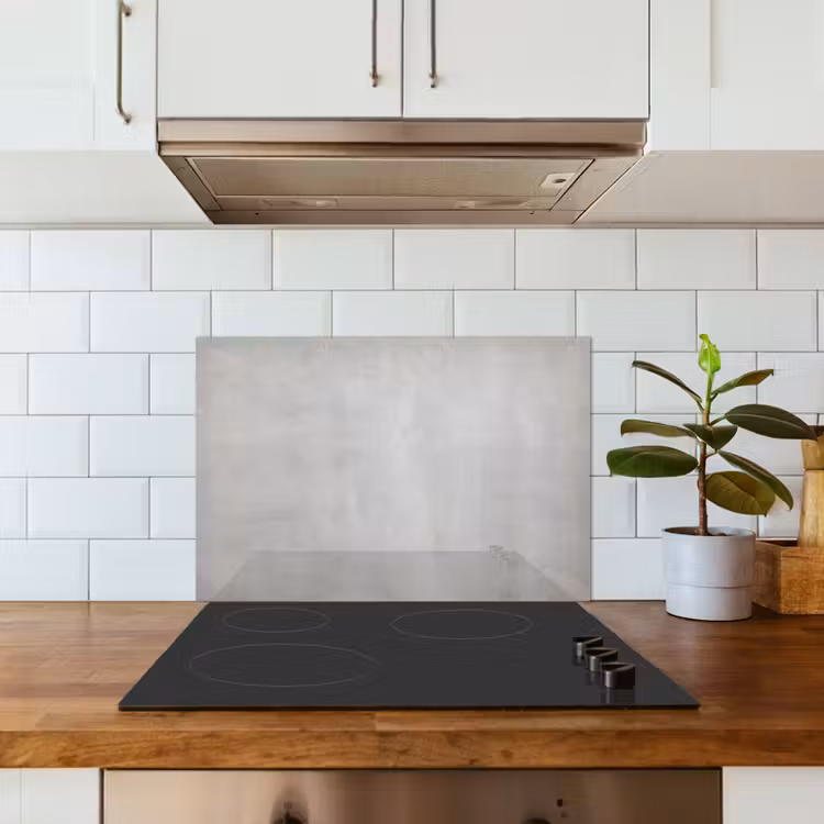 Spatscherm keuken - Beton - Grijs - Cement - Industrieel - Structuur — 6