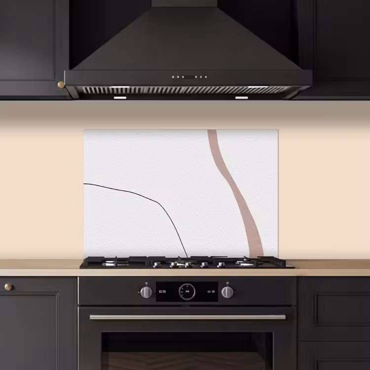 Spatscherm keuken - Lijn - Pastel - Design — 2