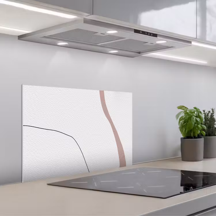 Spatscherm keuken - Lijn - Pastel - Design — 5
