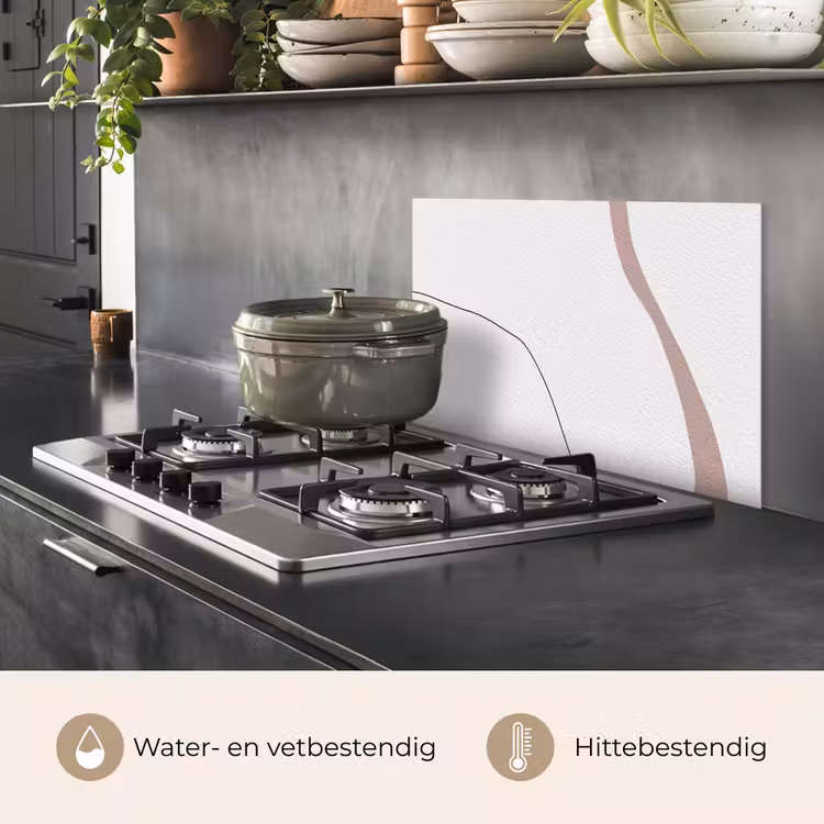 Spatscherm keuken - Lijn - Pastel - Design — 7