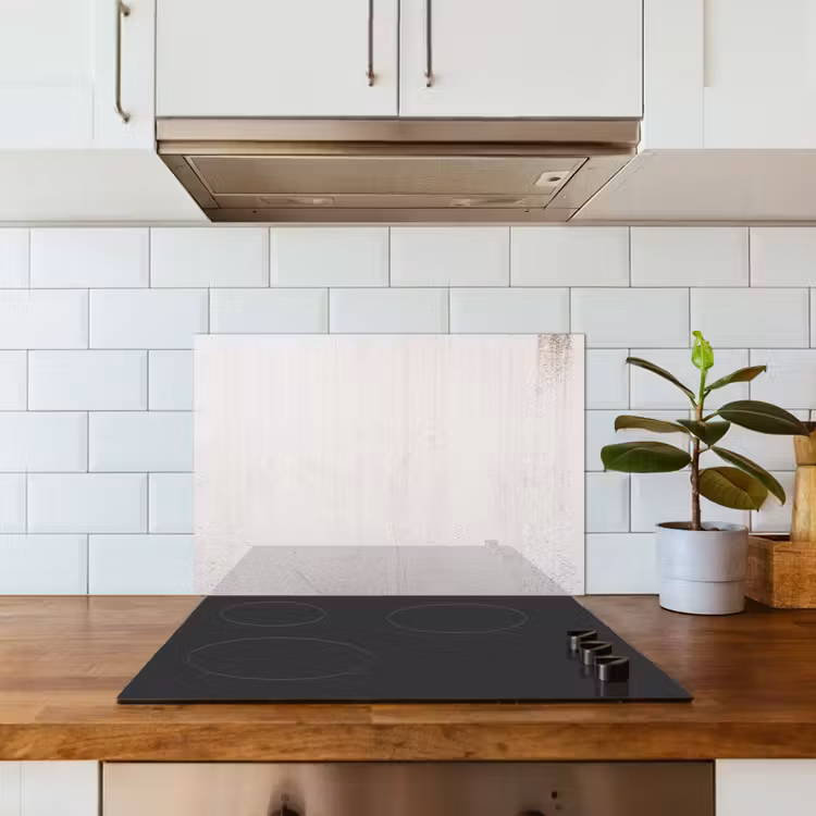 Spatscherm keuken - Beton - Muur - Wit — 6