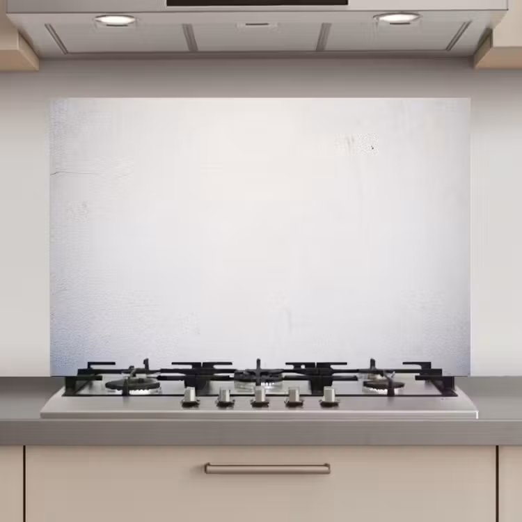 Spatscherm keuken - Beton - Wit - Modern — 1