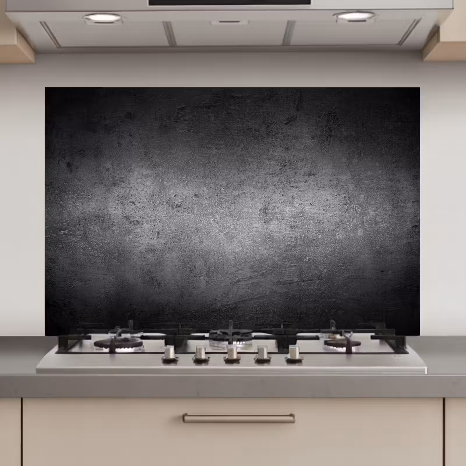 Spatscherm keuken - Beton - Grijs - Retro - Cement - Textuur — 1