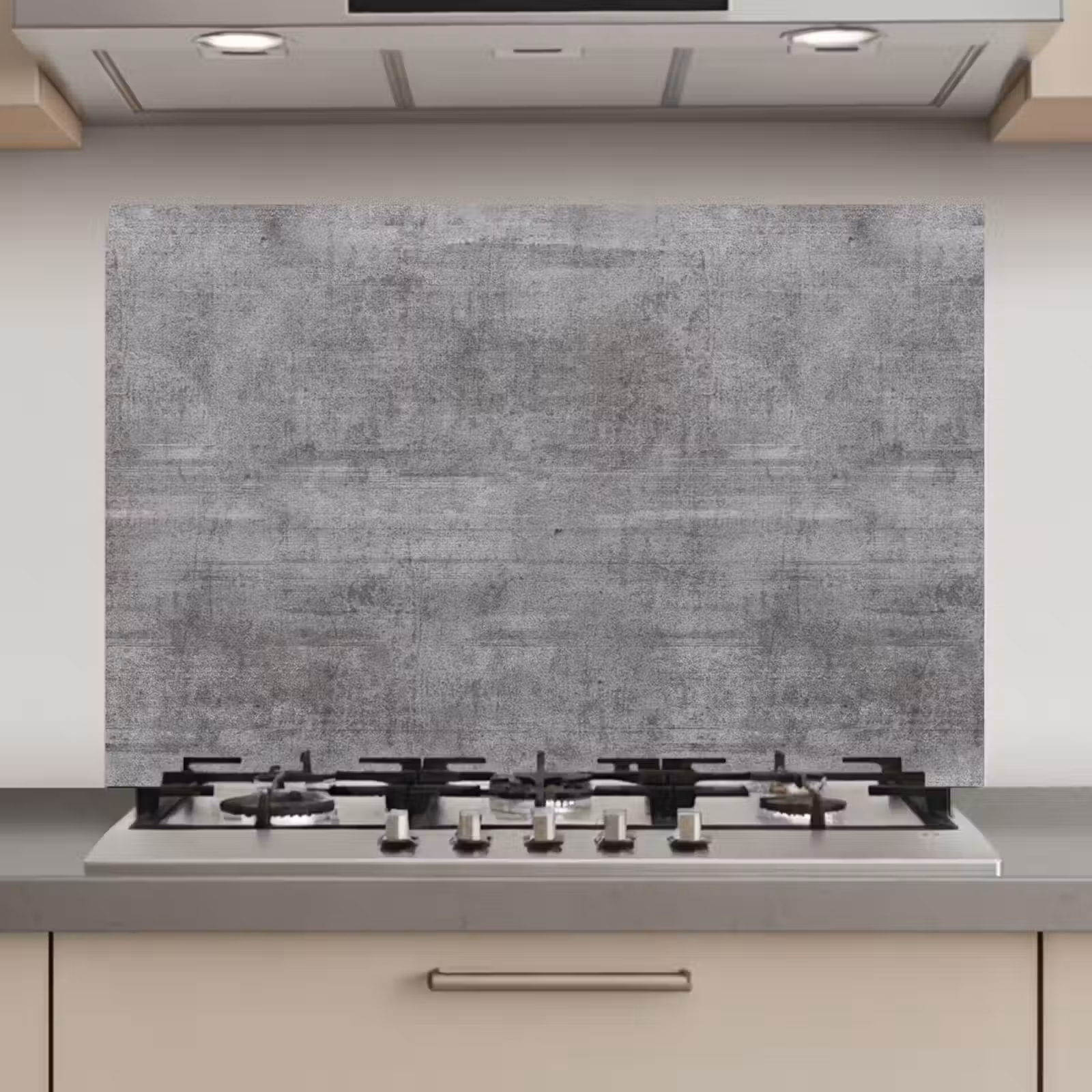 Spatscherm keuken - Beton - Patroon - Antiek — 1