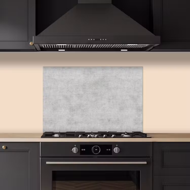 Spatscherm keuken - Beton - Grijs - Industrieel - Patroon — 2