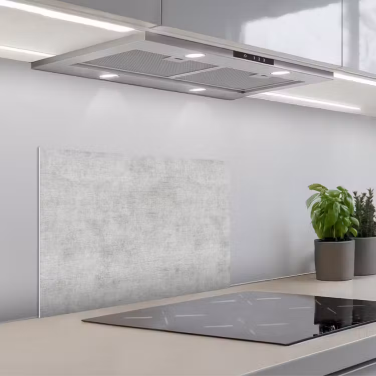 Spatscherm keuken - Beton - Grijs - Industrieel - Patroon — 5