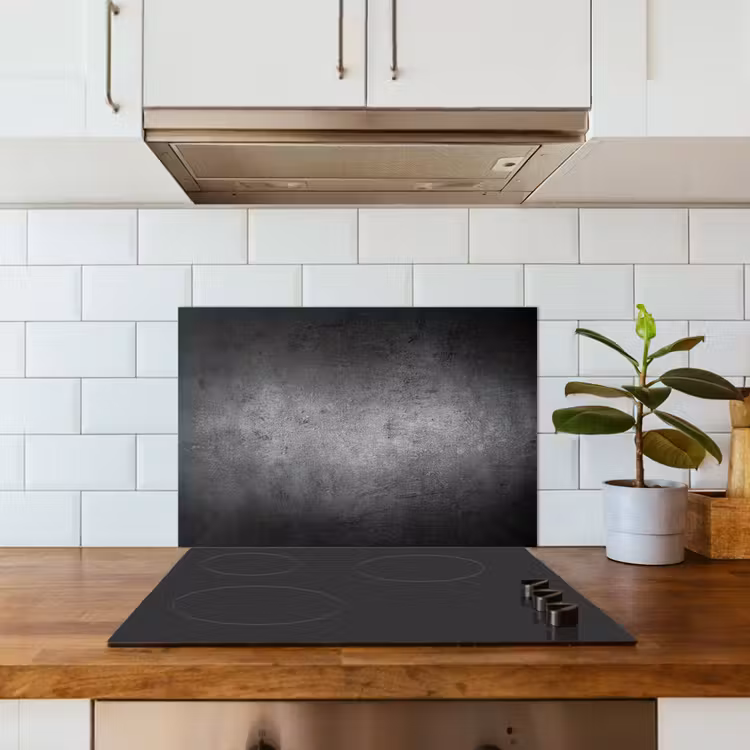 Spatscherm keuken - Beton - Grijs - Retro - Cement - Textuur — 6